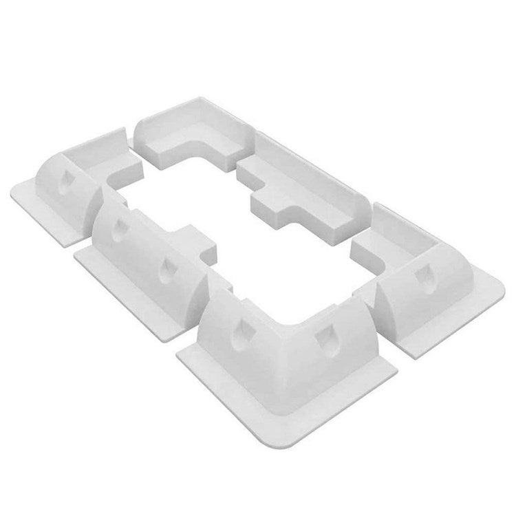 7Pcs / Set No Drilling Solar Panel Mounting Brackets Roof Panels Z Brackets for Caravans Motorhomes Boats Sheds Caravans