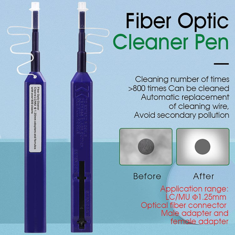2Pcs FTTH Optical Fiber Cleaning Tool for SC FC ST LC Our SC / LC Connector 1.25mm / 2.5mm Fiber Cleaner Pens - 2Pcs 1.25mm LC
