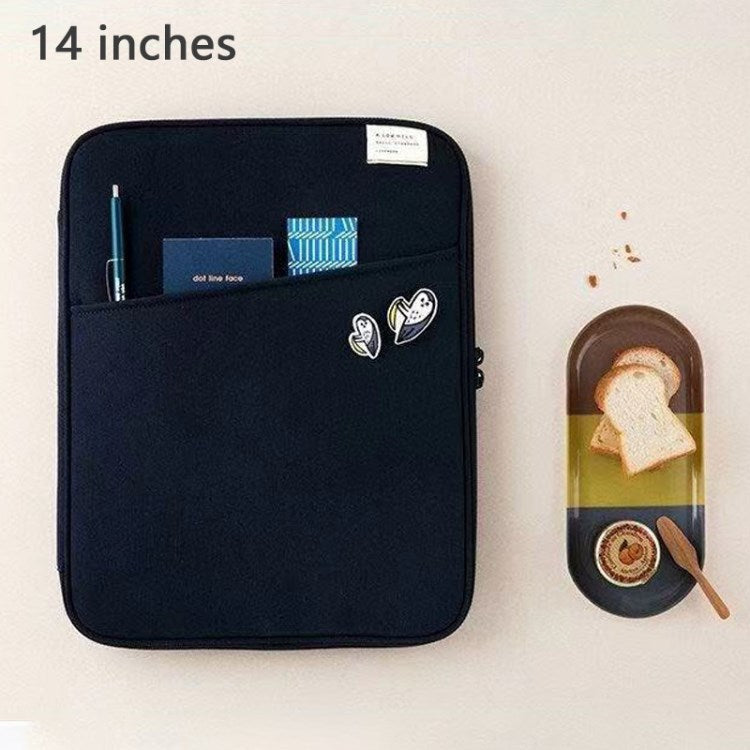 Laptop Sleeve Case Tablet Protective Bag Briefcase Laptop Bag Pouch Cover - Blue / 14-inch