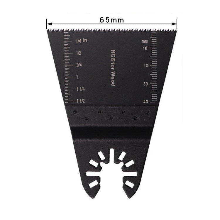 10Pcs Oscillating Saw Blades Metal Wood Multitool Quick Release Tool Blades - 65mm