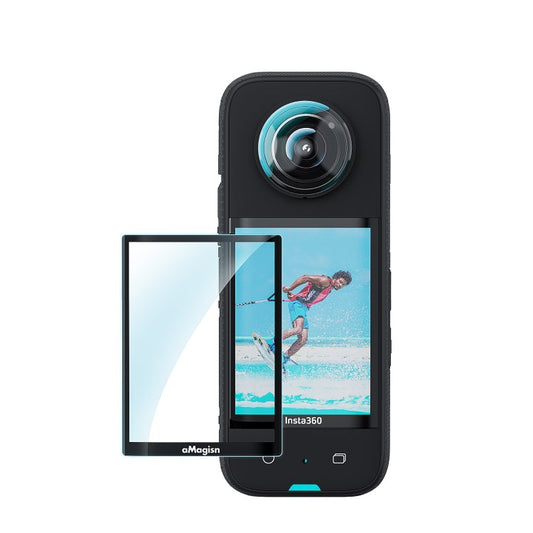 Uniqkart Screen Protector for Insta360 X3, Ultra-Clear Tempered Glass Scratch Resistant Protective Film - 1Pc