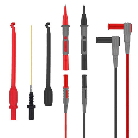 7Pcs / Set Multimeter Test Leads Kit with Banana Plug Leads Non-Destructive Piercing Puncture Probe Needle
