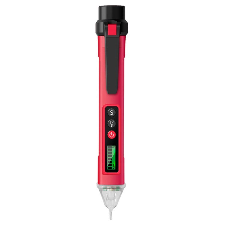 Aneng VC1010 Smart AC / DC Voltage Tester Non-Contact Electric Voltage Detector Meter Smart Induction Pen - Red