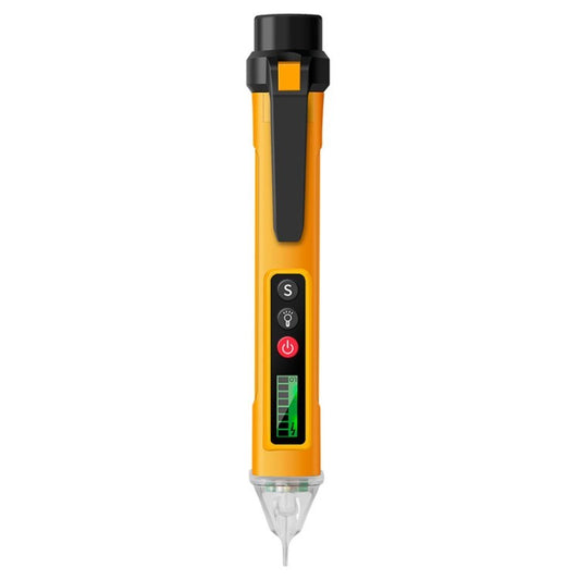 Aneng VC1010 Smart AC / DC Voltage Tester Non-Contact Electric Voltage Detector Meter Smart Induction Pen - Yellow