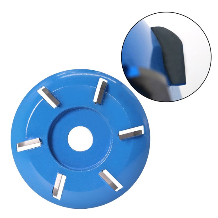 Wood Carving Disc 90x16mm Grinding Wheel Woodworking Arc Tea Tray Digging Milling Cutter Wood Shaper -  6 - Teeth