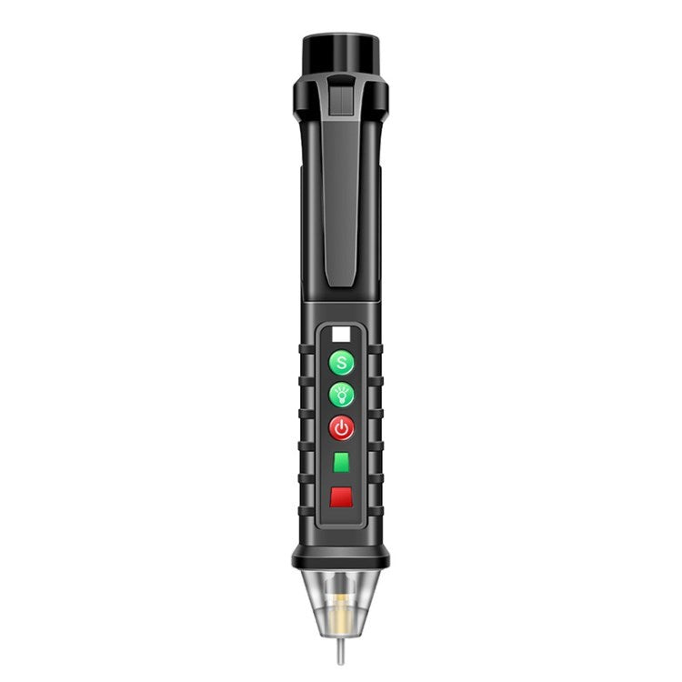 Aneng VD902 AC Voltage Detector 12-1000V Smart Non-Contact Tester Meter Pen with Flashing LED Alarms - Black