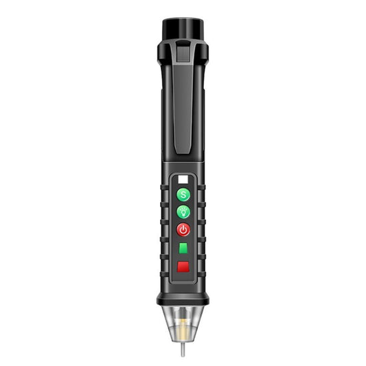 Aneng VD902 AC Voltage Detector 12-1000V Smart Non-Contact Tester Meter Pen with Flashing LED Alarms - Black