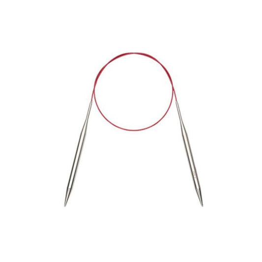 100cm Stainless Steel Circular Knitting Needle Crochet Yarn Needles Round Weaving Pin - 8mm