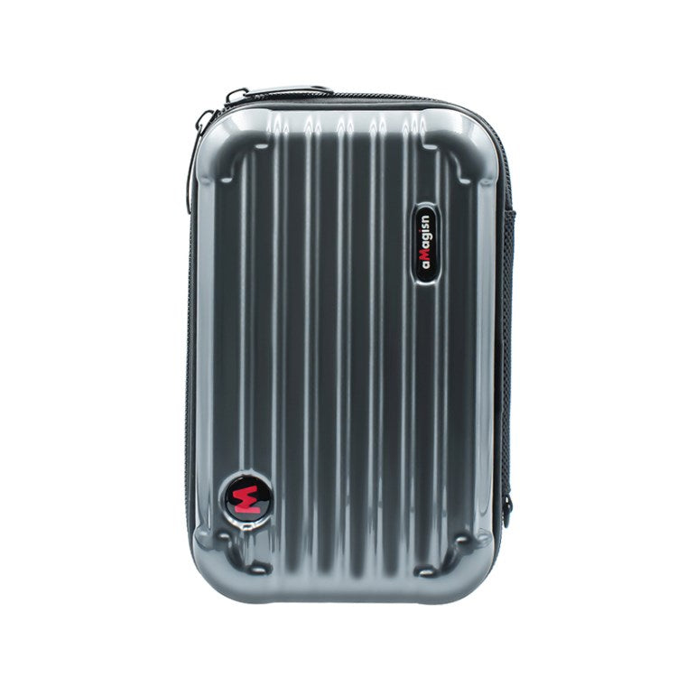 Uniqkart For Insta360 X3 Action Camera Shockproof Carrying Case Portable Travel Storage Bag - Grey