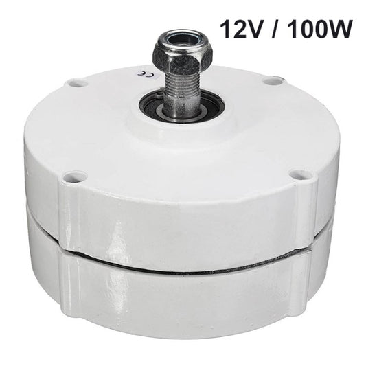 Permanent Magnet Generator 12V / 24V 100W / 200W High Efficiency 3-Phase Electric AC Alternator - 100W / 12V
