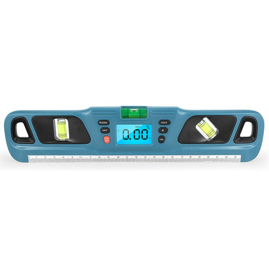 HW-200 Electric Level Angle Slope Scale Ruler Digital Spirit Level Inclinometer Angle Gauge Finder - Cyan