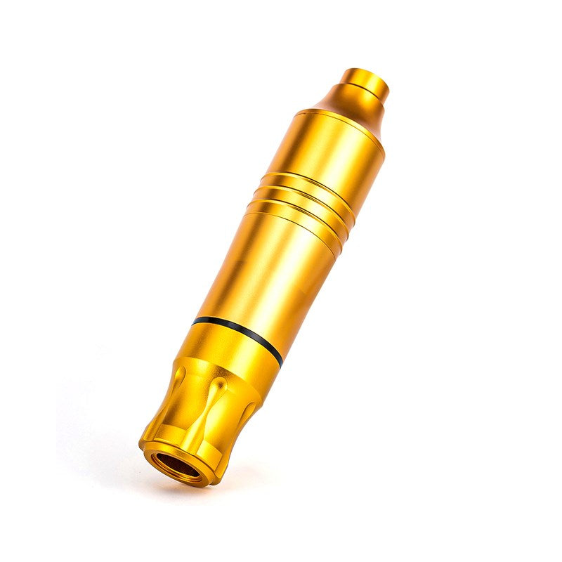 Rotary Tattoo Pen Machine Aluminium Alloy Tattoo Gun Artist Body Makeup - Gold