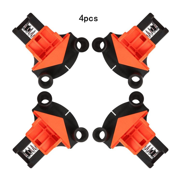 4Pcs 90 Degree Angle Clamps Woodworking Corner Clips Fixer Clamp Tool