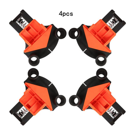 4Pcs 90 Degree Angle Clamps Woodworking Corner Clips Fixer Clamp Tool