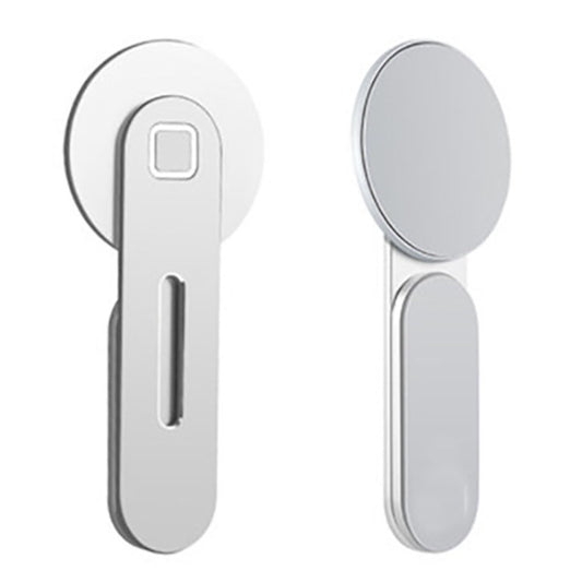 Car Magnetic Phone Holder Easy Install Touch Control Screen Phone Mount - Silver