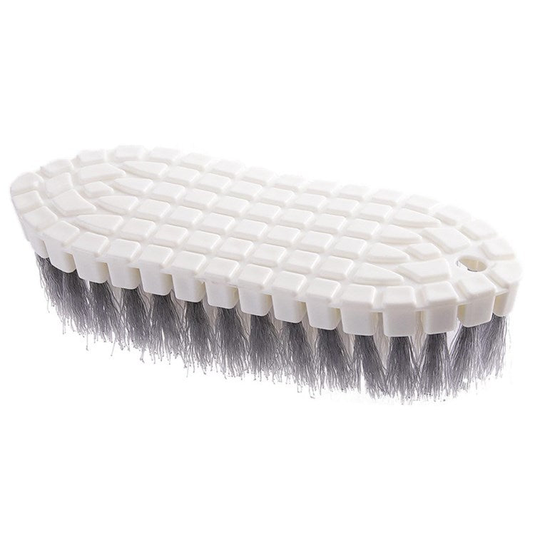 Bendable Cleaning Brush Household Sink Bathtub Laundry Brush for Tubs, Sink, Tile Walls, Countertops and Floors - White