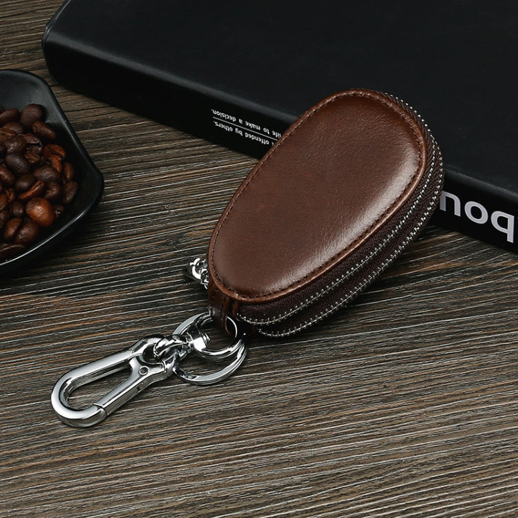 TP-9006 Double-deck Multi-function Car Key Bag(Coffee)
