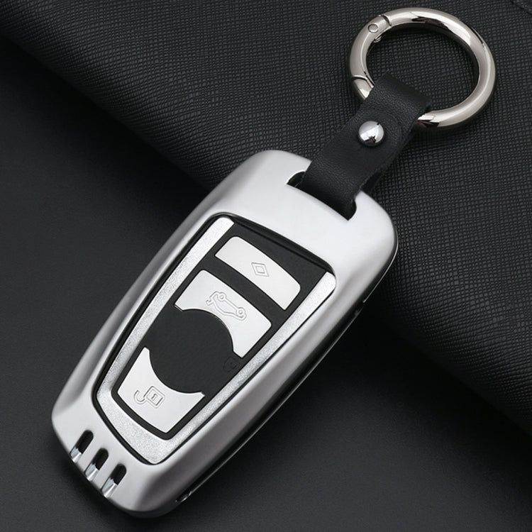 B Style Car Auto Buckle Key Shell Zinc Alloy Car Remote Control Shell Car Key Shell Case for BMW, Random Color Delivery