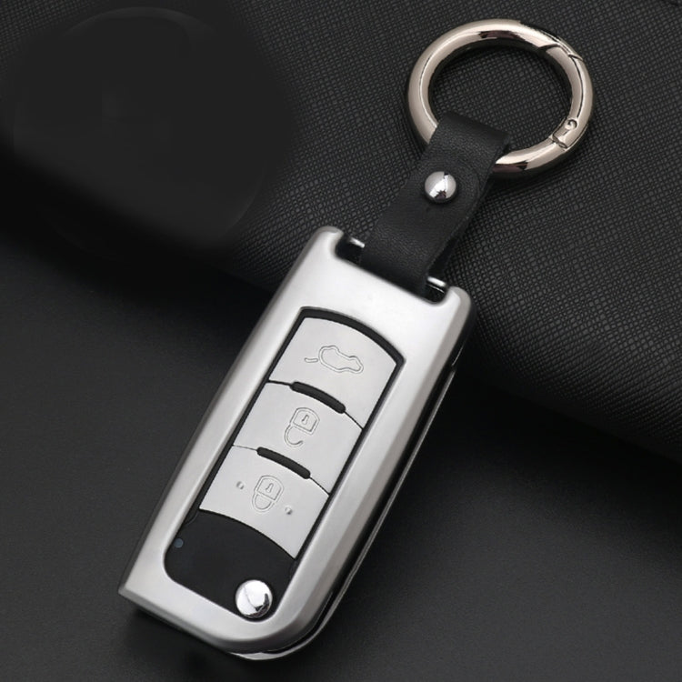 B Style Car AutoBuckle Key Shell Zinc Alloy Car Chain Shell Car Key Shell Case Key Ring for Trumpchi, Random Color Delivery