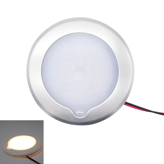 DC 9-30V 2.4W 3000-3300K IP67 Marine RV Dimmable 95mm LED Dome Light Ceiling Lamp, with Touch Control