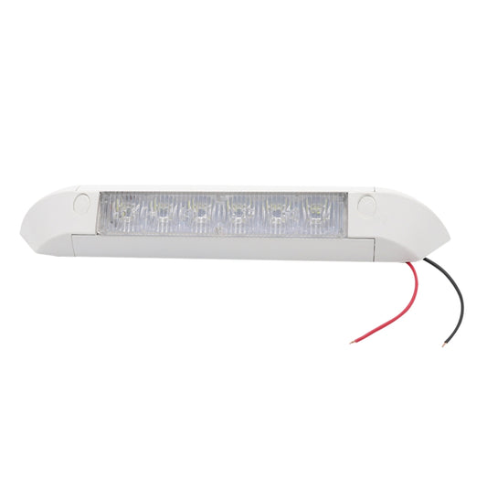 DC 12V 2.6W 6000K IP67 Marine RV Waterproof LED Stair Deck Dome Light Ceiling  Lamp, Aluminum Alloy Base