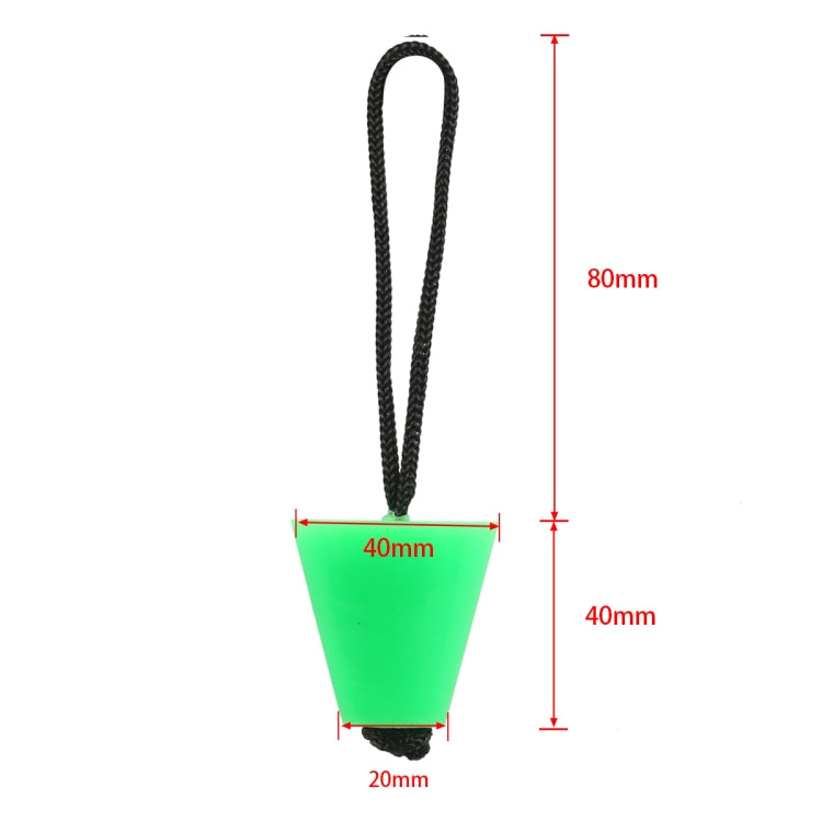 A6702 8 in 1 Green Kayak Silicone Drain Hole Plug