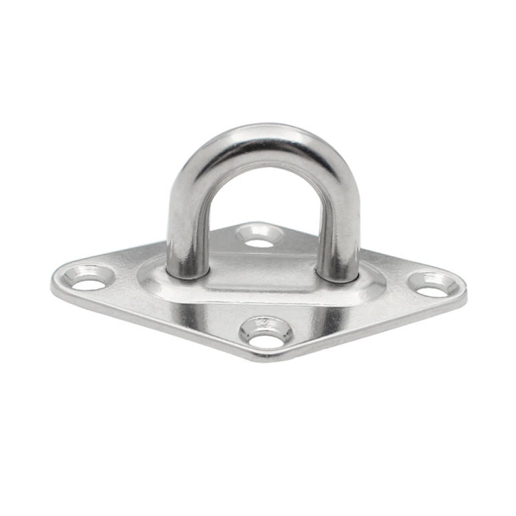 2 PCS 10mm 304 Stainless Steel Ship Diamond Door Hinges Buckle