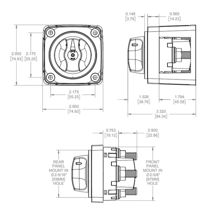 CP-0085-02 300 Amp Battery Power Off Switche