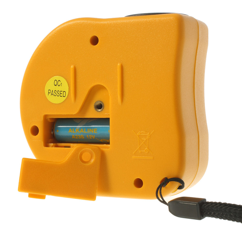 LCD Display Ultrasonic Electronic Tape Measure Tapeline, Distance Range 0.4 - 18M