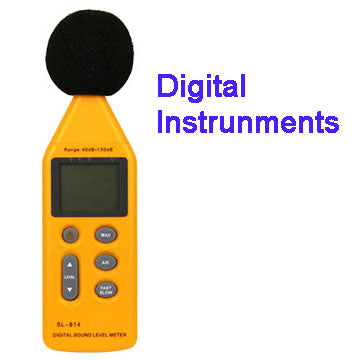 Digital Sound Level Meter LCD Display Decibel Pressure Logger 40~130 dB