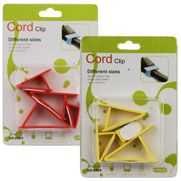 4 Pack Different Sizes Cord Clip