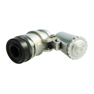 LED 45X Mini Jeweler Loupe Microscope Magnifier Glass