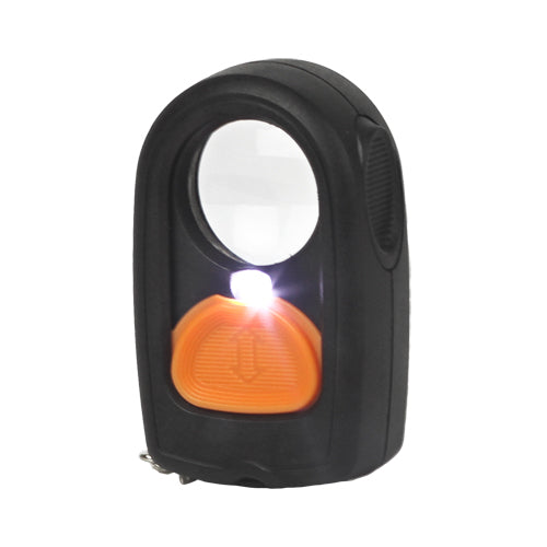 Mini Pocket Slide Switch 20X 21mm Magnifier Loupe with LED Light and Compass