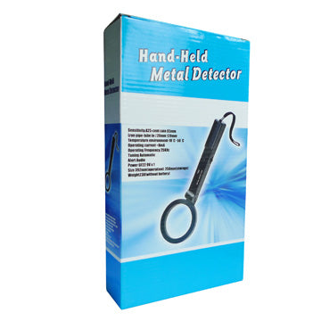 High Sensitivity Folding Hand-Held Metal Detector