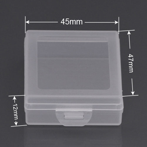 Multifunctional Jewelry Battery Box Plastic Box Storage Container (Size: 4.7 x 4.5 x 1.2cm)