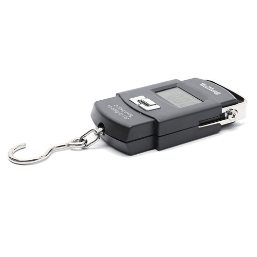 50kg/10g Portable Shopping Fishing Luggage Electronic Hanging Scale with Thermometer