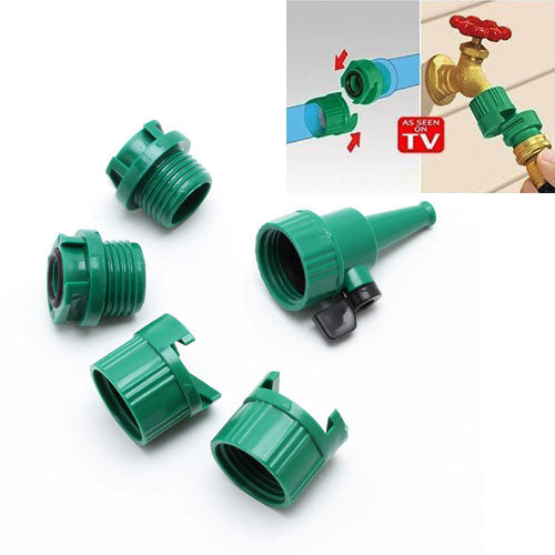 Snap 2.0 Garden Hose Connectors with Spray Nozzle As Seen On TV