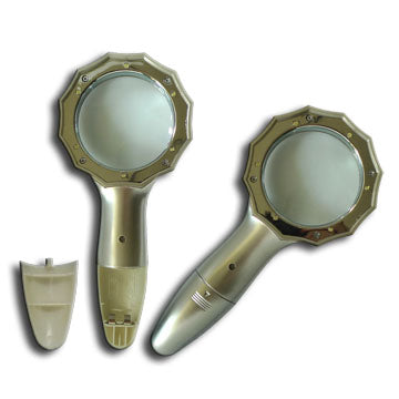 Illuminated 6X LED Light Pocket Magnifier Magnifying Glass