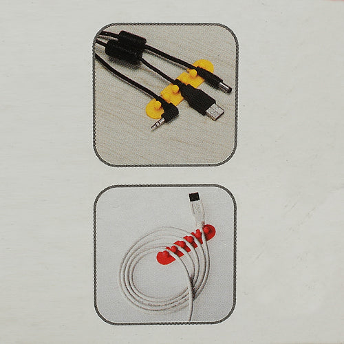 CC-595 Plastic Wire Cable Adhesive Plug Holder Cords Organizer