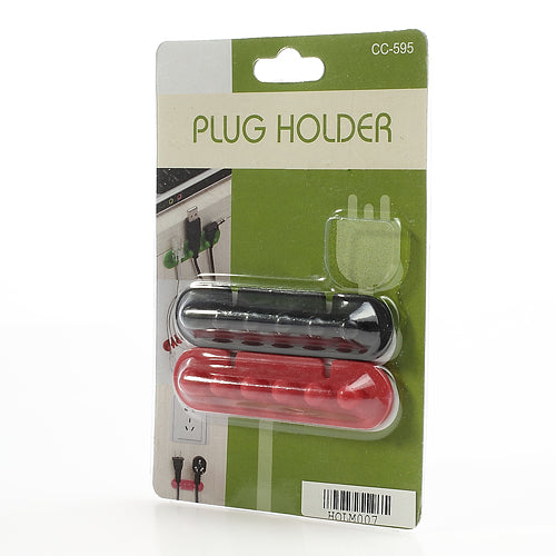 CC-595 Plastic Wire Cable Adhesive Plug Holder Cords Organizer