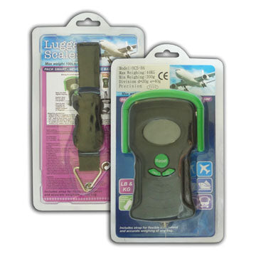 Digital Travel/Mailing Luggage Scale Hand Held+Strap,Max 100lb 44kg