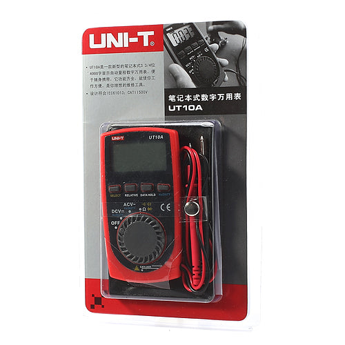 UNI-T UT10A Pocket-size Digital Multimeter Handheld AC DC Volt Ohm Meter