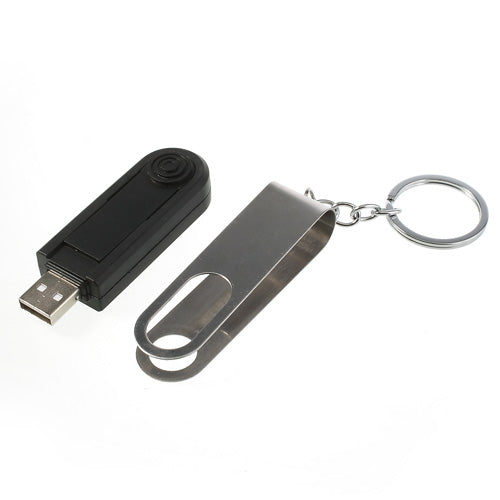 Rechargeable USB Electronic Flameless Cigarette Lighter with Keychain