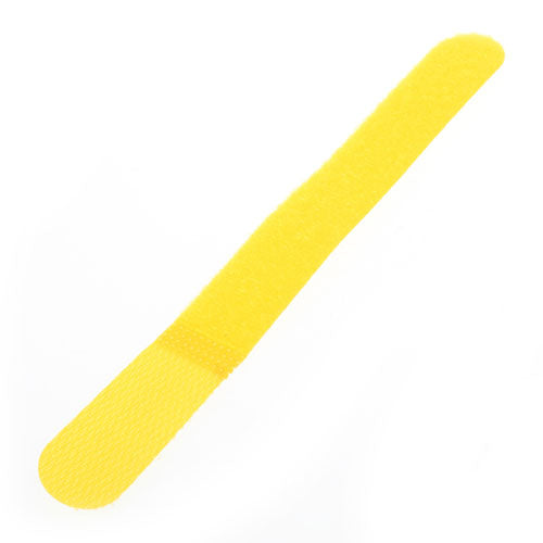 Yellow 50pcs/lot Nylon Cable Ties  Magic Tape Strap for Wire Cord Binding Management Organizer 18cm x 2cm (LxW)