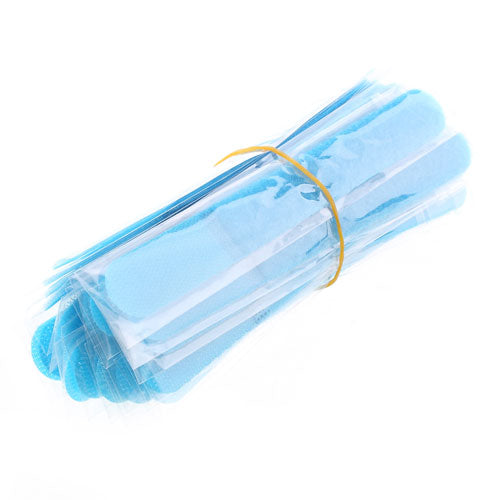 Blue 50pcs/lot Nylon Cable Ties  Magic Tape Strap for Wire Cord Binding Management Organizer 18cm x 2cm (LxW)