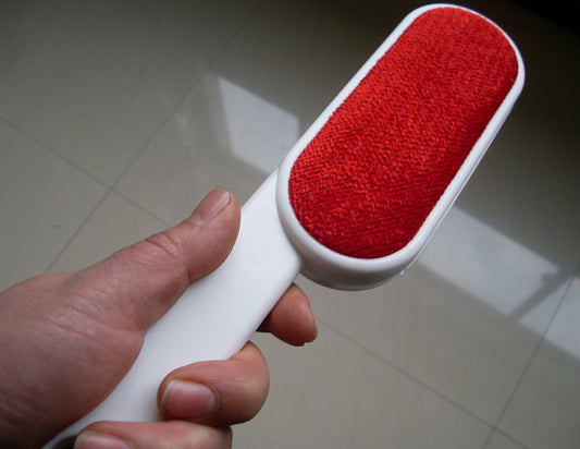 Double Sided Lint Fluff Dust Brush Pet Hair Fabric Remover Cloth Clothing Cleaning