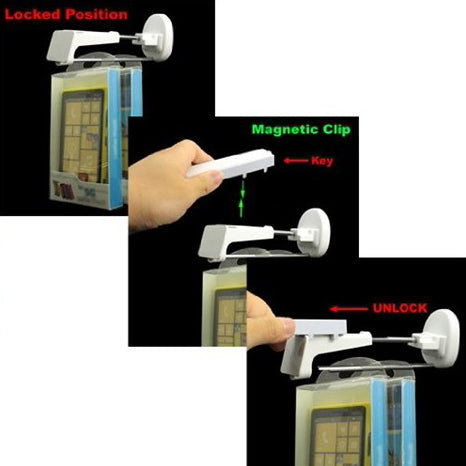 Magnetic Key to Retail Store Display Hook (Compatible with: HHC-3349)