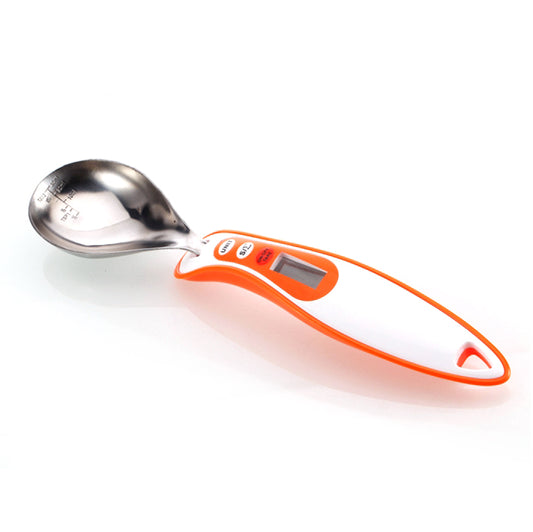 300g/0.1g LCD Display Electronic Measure Scale Digital Spoon - Orange