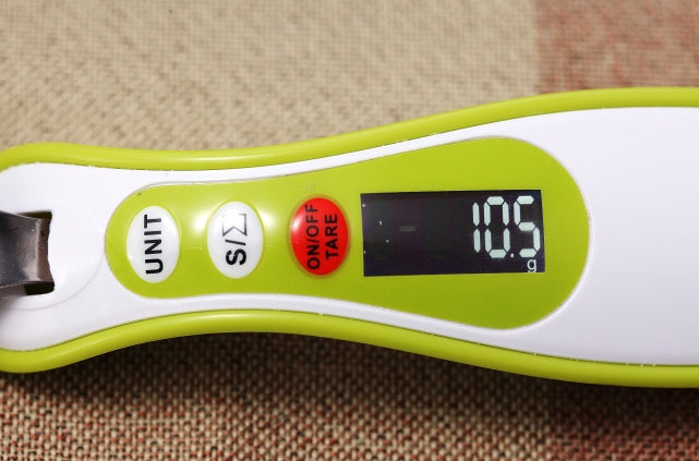 300g/0.1g LCD Display Electronic Measure Scale Digital Spoon - Orange