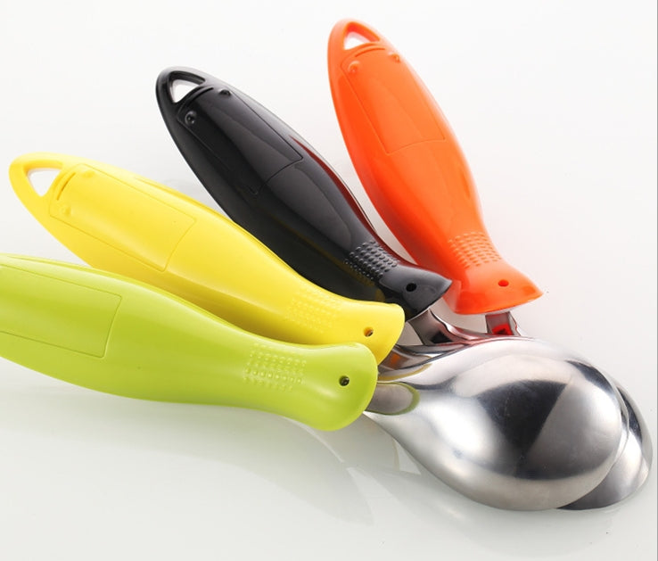 300g/0.1g LCD Display Electronic Measure Scale Digital Spoon - Orange